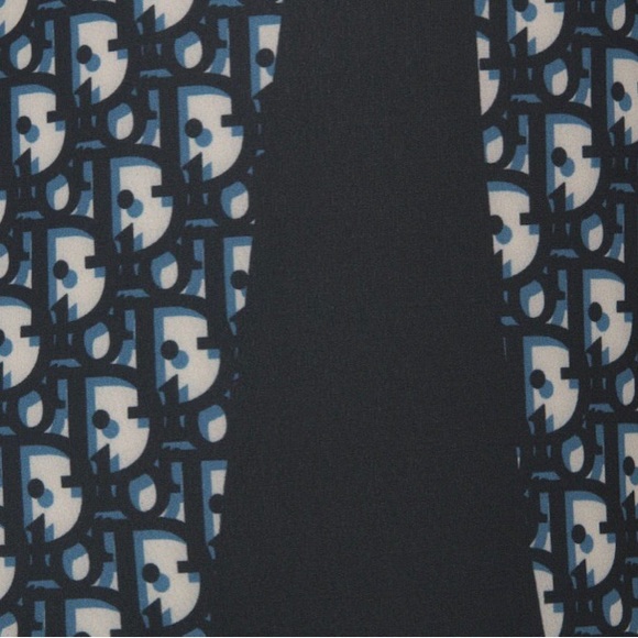 DIOR Leggings Oblique Technical Jersey Blue - Picture 7 of 15